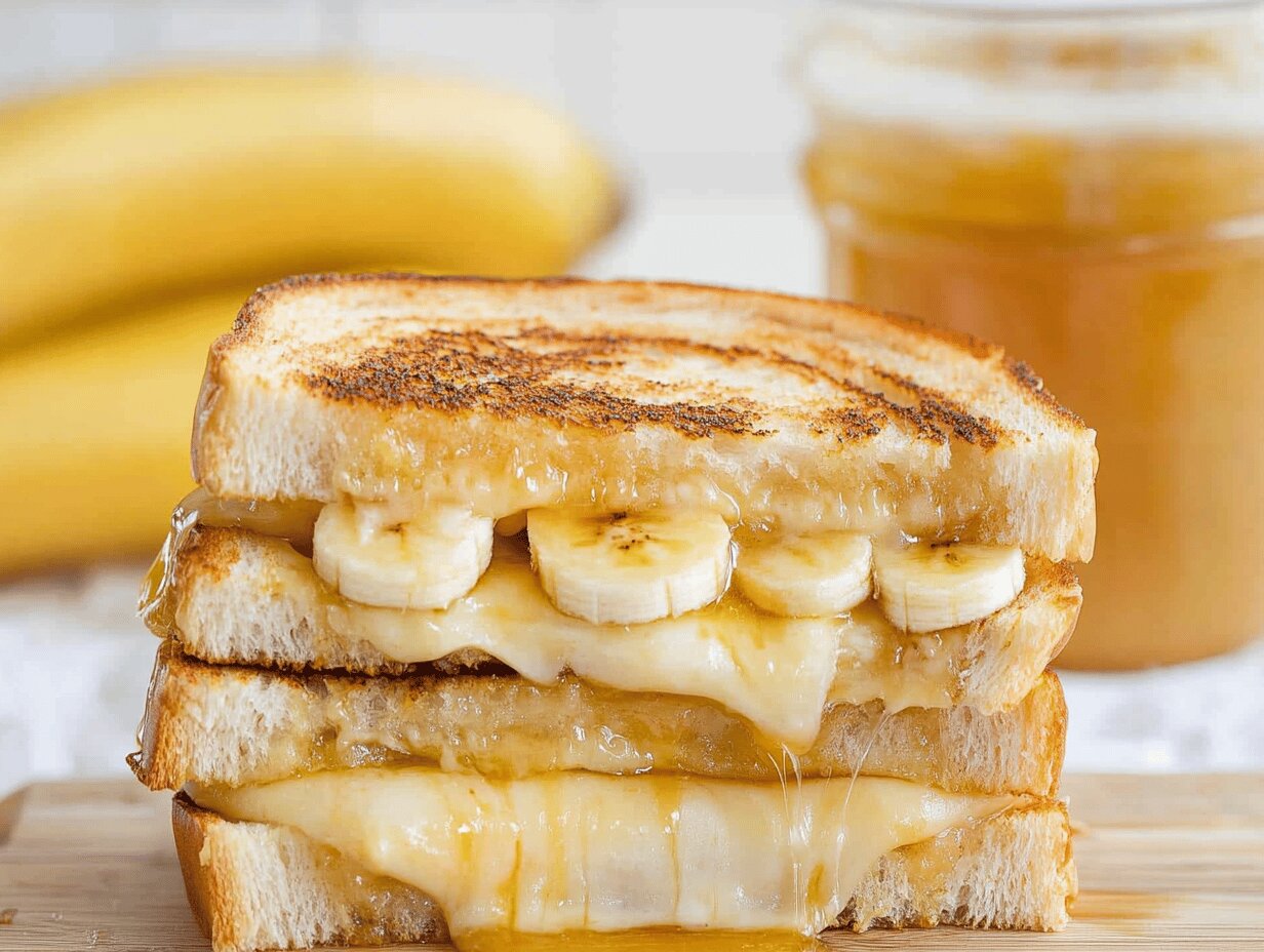 Honey Banana Grilled Cheese Sandwich – Deliciously Sweet and Savory