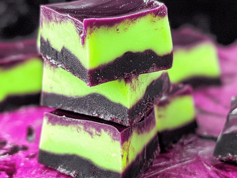 Poison Apple Fudge - A Spooktacular Halloween Treat