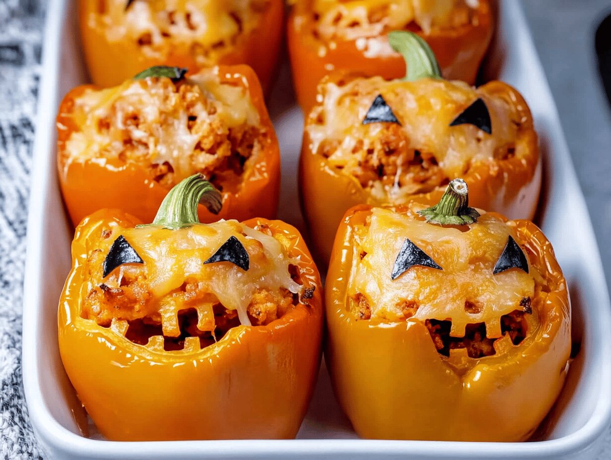 Halloween Stuffed Peppers – Fun and Delicious Recipe