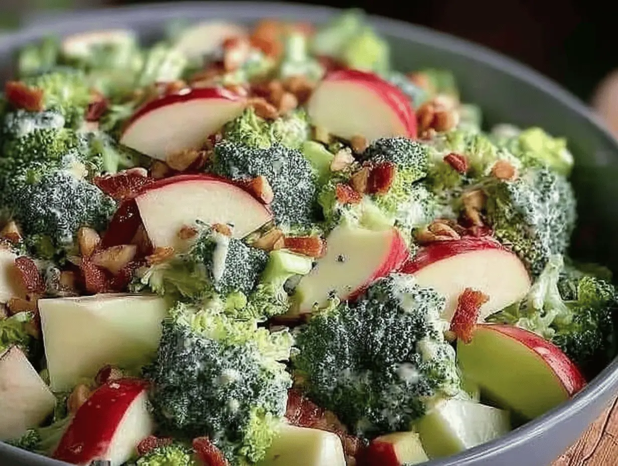 Crunchy Honeycrisp Apple Broccoli Salad – The Perfect Healthy Side Dish
