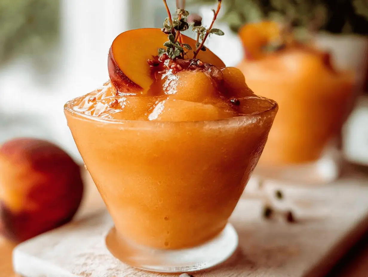 Ultimate Frozen Peach Rosé Slushy Recipe for Hot Summer Days